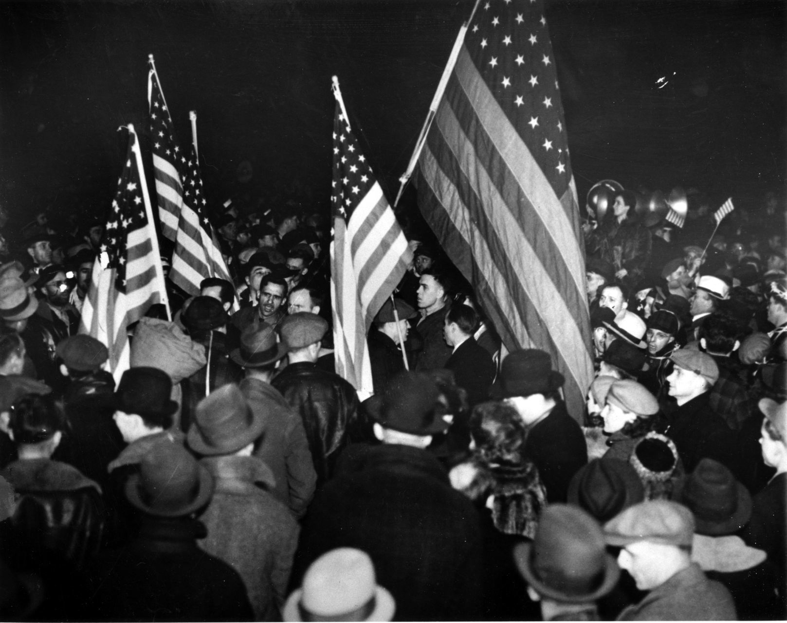 1937: FLAG WAVERS